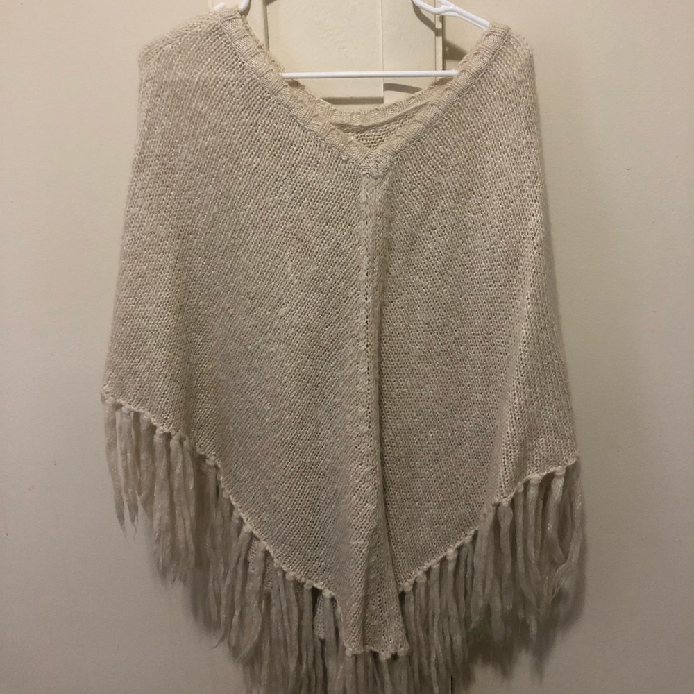 Sweater poncho
